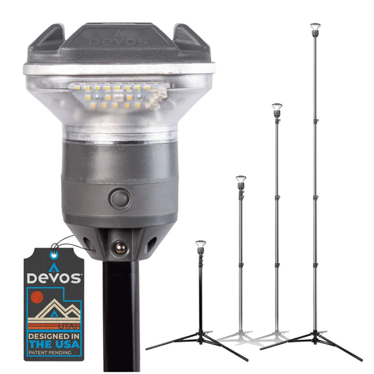 [PREVENTA] Devos LightRanger 1200 | Iluminación portátil telescópica para camping, emergencia y exteriores