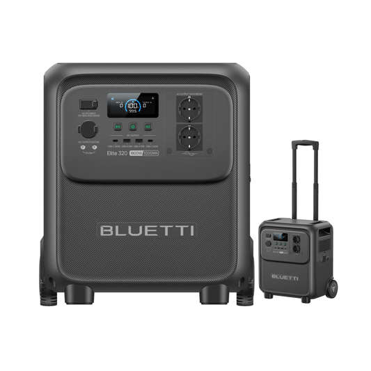 Nuevo BLUETTI Elite 320 Estación de Energía Portátil 1800W 3200Wh | Respaldo para Hogar, Motorhome, Camping y Backup Solar