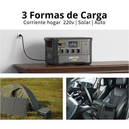 [Disponible en Mayo] PECRON F3000LFP Estación de energía modular 3600W 3072Wh | Expandible hasta 10752 Wh