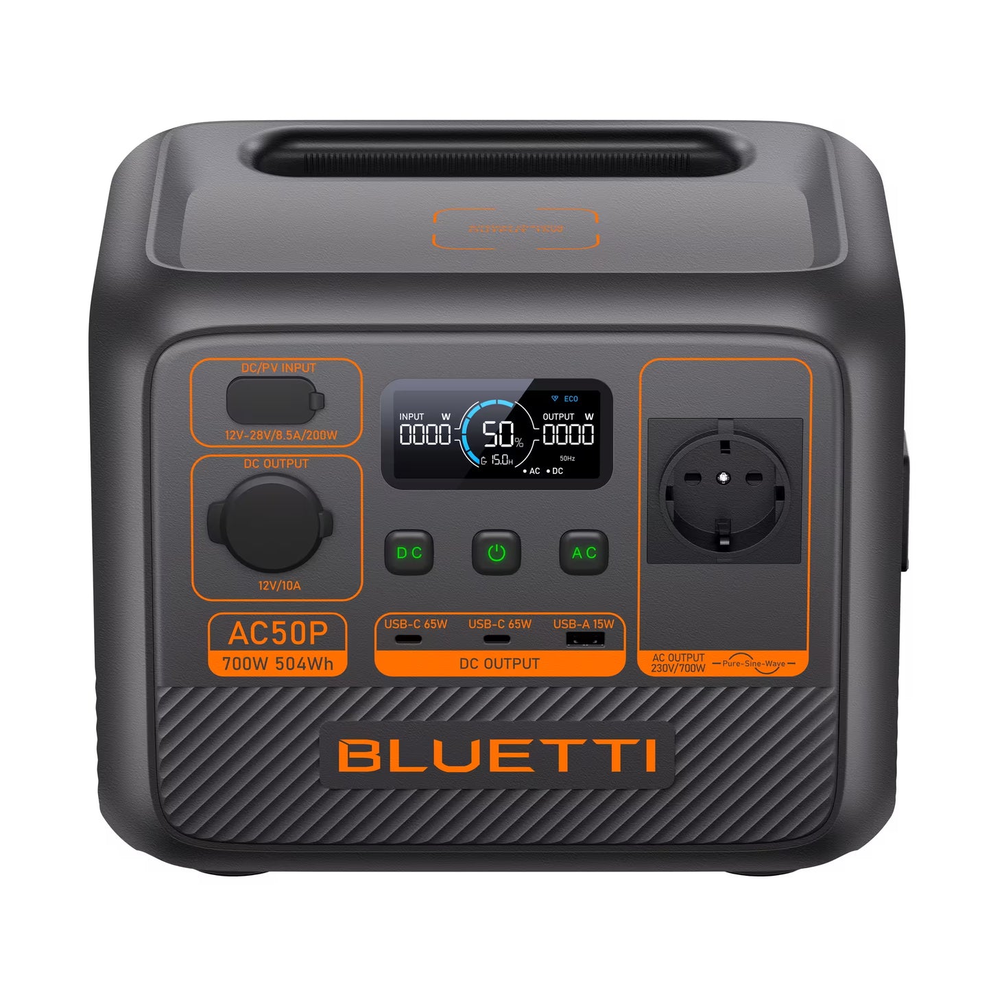 BLUETTI AC50P Estación de energía portátil | 700 W 504 Wh