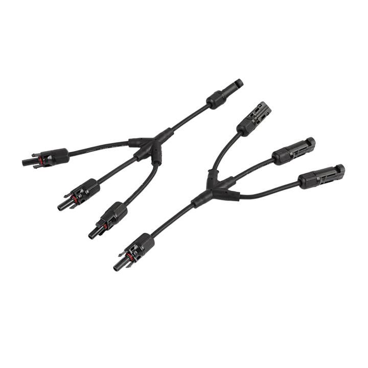 Conector Solar Tipo Y (Paralelo 3 a 1) con Cable 4mm² – 1000V / 30A | Para Sistemas Fotovoltaicos