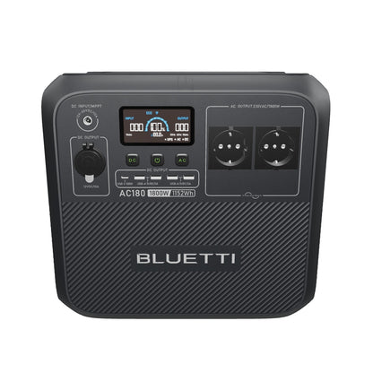 BLUETTI AC180 Estación de Energía Portátil 1800W 1152Wh | Recarga Rápida y Uso Outdoor