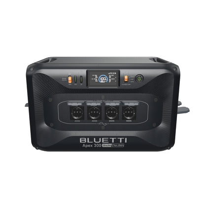 BLUETTI Apex 300 Estación de Energía Portátil para el Hogar 3840W 2764Wh | Voltaje Dual 120/240V, Cortes de Luz y Backup Solar