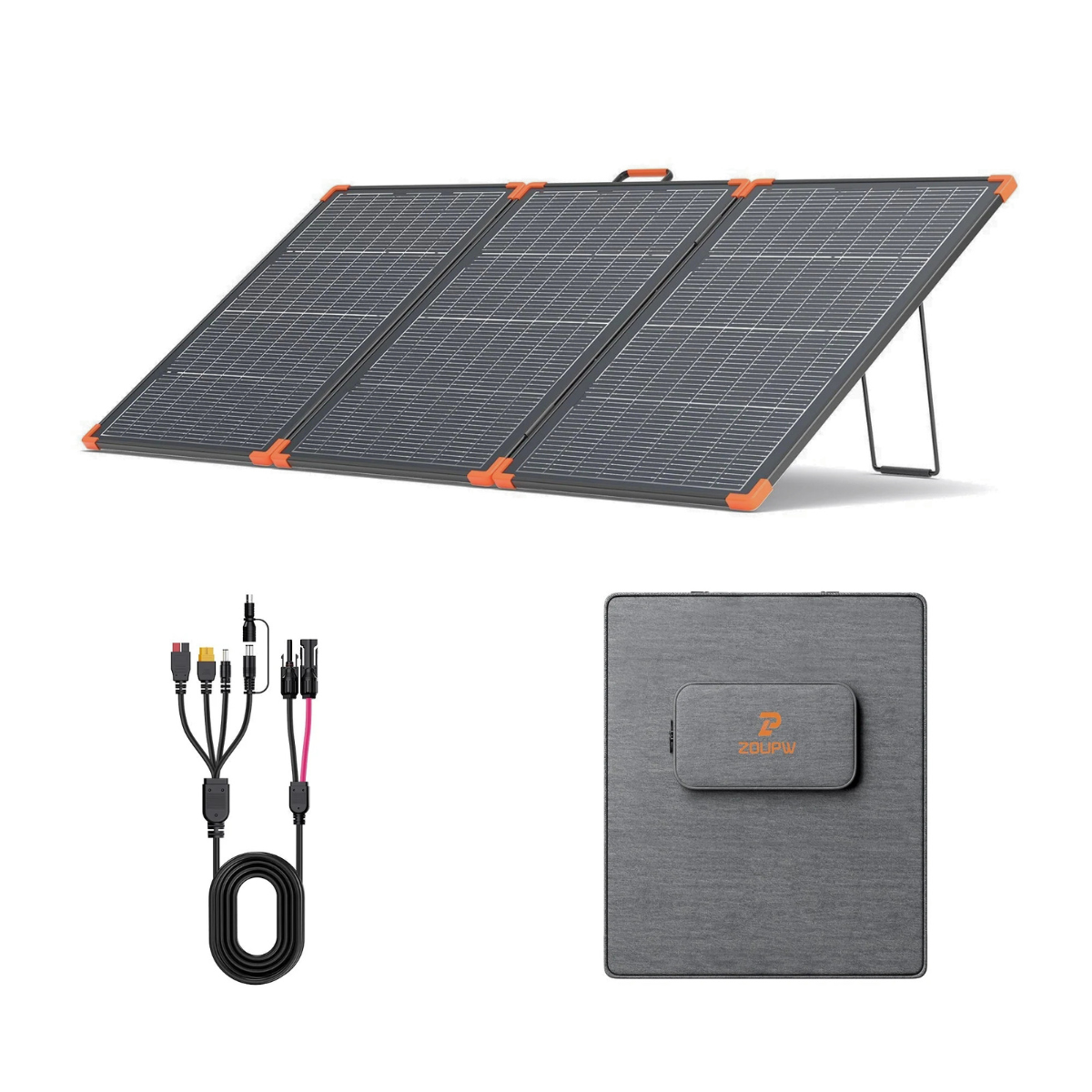 ZOUPW 230W | Panel Solar Portátil Plegable Bifacial N-Type